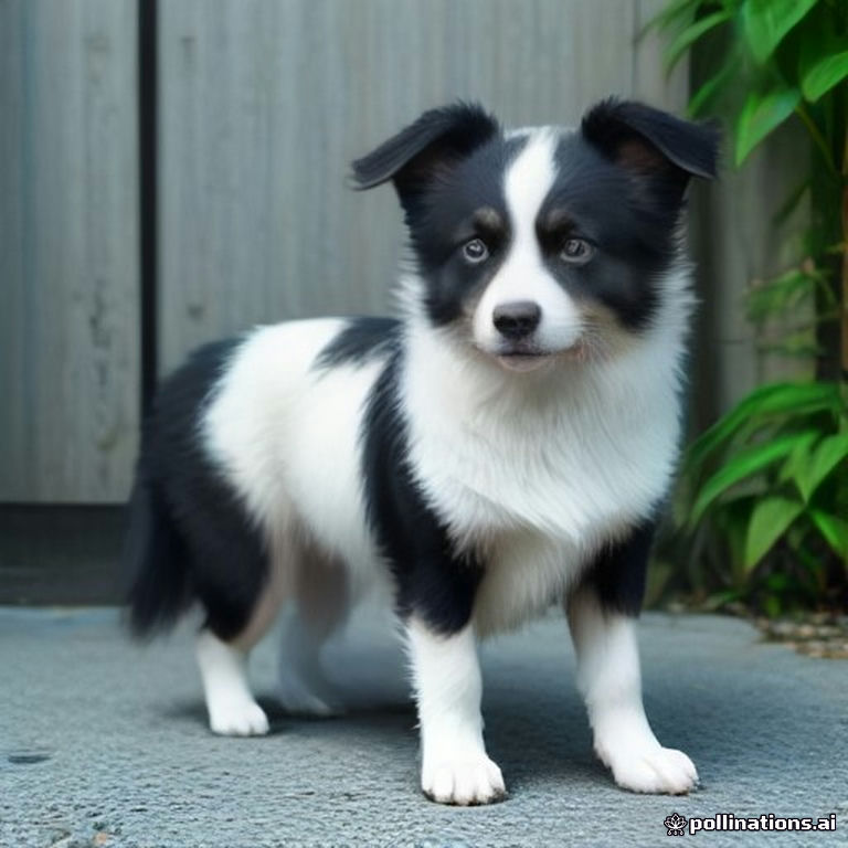 边境牧羊犬（黑白）